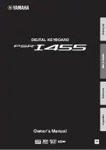 Yamaha PSR-I455 Owner'S Manual preview