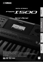 Предварительный просмотр 1 страницы Yamaha PSR-I500 Owner'S Manual