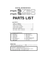 Preview for 80 page of Yamaha PSR-S750 Service Manual