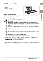 Предварительный просмотр 7 страницы Yamaha PSR-SX600 Owner'S Manual