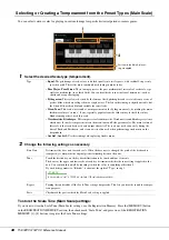 Предварительный просмотр 42 страницы Yamaha PSR-SX700 Reference Manual