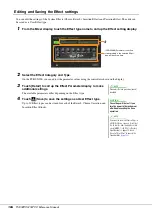 Предварительный просмотр 106 страницы Yamaha PSR-SX700 Reference Manual