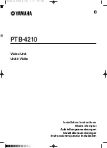 Yamaha PTB-4210 Installation Instructions Manual preview