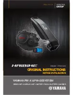 Yamaha PW-SE Original Instructions Manual preview