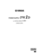 Preview for 7 page of Yamaha PW1D Owner'S Manual