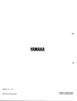 Preview for 6 page of Yamaha PW2000M Operating Manual