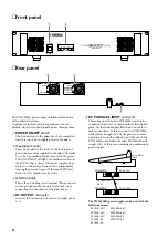 Предварительный просмотр 4 страницы Yamaha PW3000MA Owner'S Manual