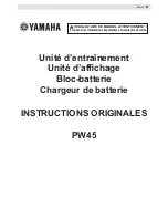 Preview for 111 page of Yamaha PW45 Original Instructions Manual