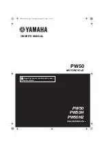 Предварительный просмотр 3 страницы Yamaha PW50 2016 Owner'S Manual