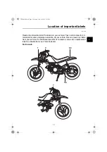 Предварительный просмотр 9 страницы Yamaha PW50 2016 Owner'S Manual