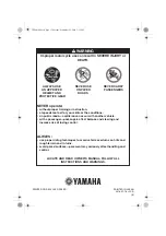 Предварительный просмотр 80 страницы Yamaha PW50 2016 Owner'S Manual