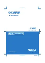 Preview for 1 page of Yamaha PW50 2020 Owner'S Manual