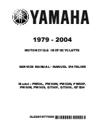 Yamaha PW50L 1979 Service Manual preview