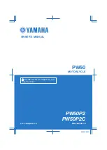 Yamaha PW50P 2023 Owner'S Manual preview