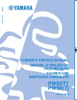 Yamaha PW50T1 Owner'S Manual preview