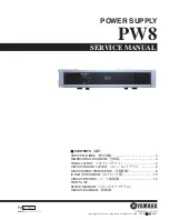 Предварительный просмотр 1 страницы Yamaha PW8 Service Manual