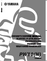 Yamaha PW80(N) Owner'S Service Manual preview