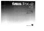 Yamaha PX-2 Owner'S Manual preview