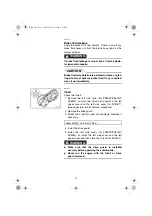 Preview for 41 page of Yamaha PZ50FXW Owner'S Manual