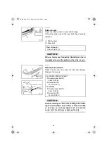 Preview for 43 page of Yamaha PZ50FXW Owner'S Manual