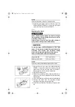 Предварительный просмотр 72 страницы Yamaha PZ50FXW Owner'S Manual