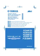 Preview for 1 page of Yamaha PZ50GTD Owner'S Manual