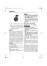 Preview for 56 page of Yamaha PZ50GTD Owner'S Manual