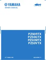 Yamaha PZ50GTX Owner'S Manual preview