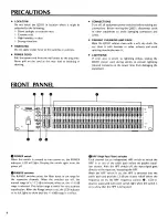 Preview for 4 page of Yamaha Q2031 Operation Manual