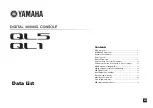 Preview for 246 page of Yamaha QL1 Reference Manual