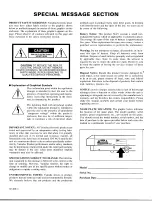 Preview for 2 page of Yamaha QS300 Owner'S Manual