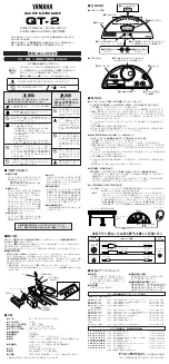 Yamaha QT-2 Owner'S Manual предпросмотр