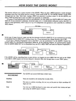 Предварительный просмотр 3 страницы Yamaha QX-5FD Operating Manual