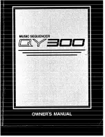 Yamaha QY 300 Owner'S Manual предпросмотр