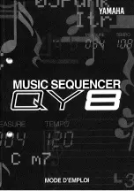 Yamaha QY-8 (French) Mode D'Emploi preview