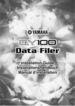 Предварительный просмотр 1 страницы Yamaha QY100 Data Filer Installation Manual