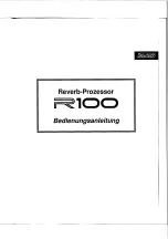 Preview for 46 page of Yamaha R-100 Operation Manual