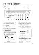Preview for 7 page of Yamaha R-300 Owner'S Manual