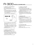 Предварительный просмотр 9 страницы Yamaha R-300 Owner'S Manual