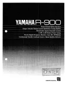 Yamaha R-900 Owner'S Manual предпросмотр