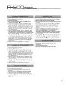 Предварительный просмотр 11 страницы Yamaha R-900 Owner'S Manual