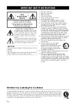 Preview for 2 page of Yamaha R-N402 Owner'S Manual