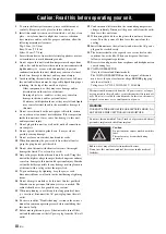 Preview for 4 page of Yamaha R-N402 Owner'S Manual