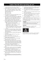 Предварительный просмотр 2 страницы Yamaha R-N500 Owner'S Manual