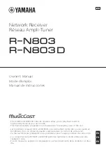 Preview for 1 page of Yamaha R-N803 D Owner'S Manual