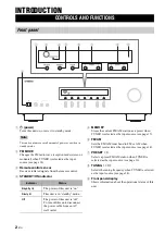 Preview for 4 page of Yamaha R-S201 Owner'S Manual