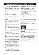 Предварительный просмотр 74 страницы Yamaha R-S201 Owner'S Manual