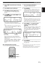 Предварительный просмотр 25 страницы Yamaha r-s202 Owner'S Manual