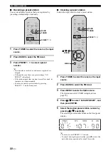 Предварительный просмотр 26 страницы Yamaha r-s202 Owner'S Manual