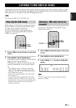 Предварительный просмотр 29 страницы Yamaha r-s202 Owner'S Manual